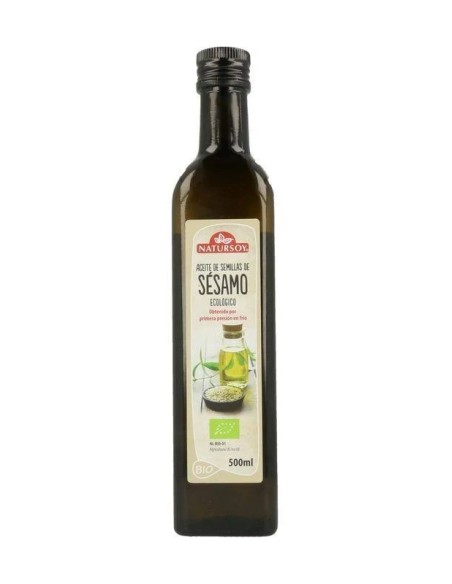 Aceite de sésamo bio 500 ml Natursoy