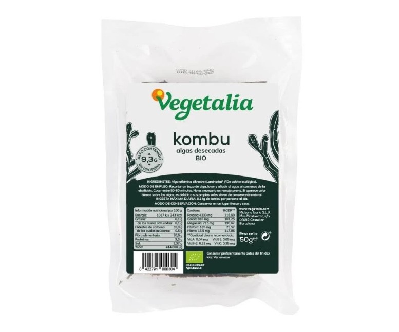 Alga kombu bio - vegetalia 50 gr Vegetalia