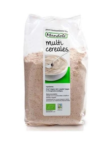 Pure multicereal instantáneo polvo bio 250 gr Mandole
