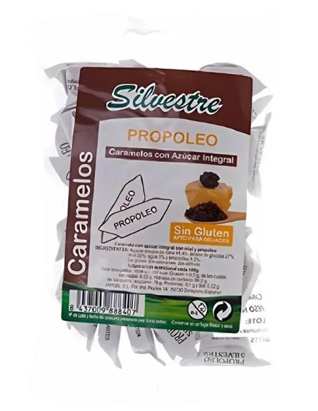 Caramelos de propóleo y miel azúcar de caña 1 kg Silvestre