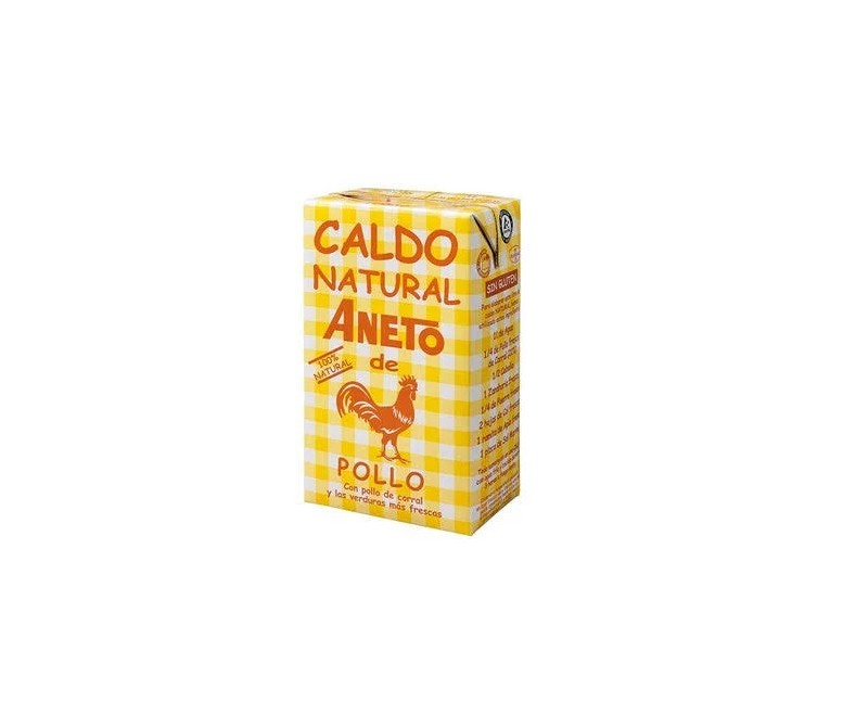Caldo de pollo 1 l Aneto