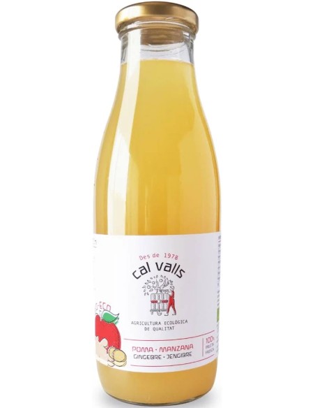 Zumo de manzana con jengibre eco 750 ml Cal Valls