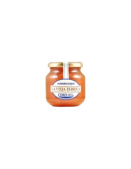 Mermelada de albaricoque cero azúcar refinado 280 gr La Vieja Fábrica