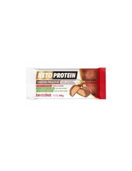 Wafer praliné protein 2 uds - 33 gr Keto Protein