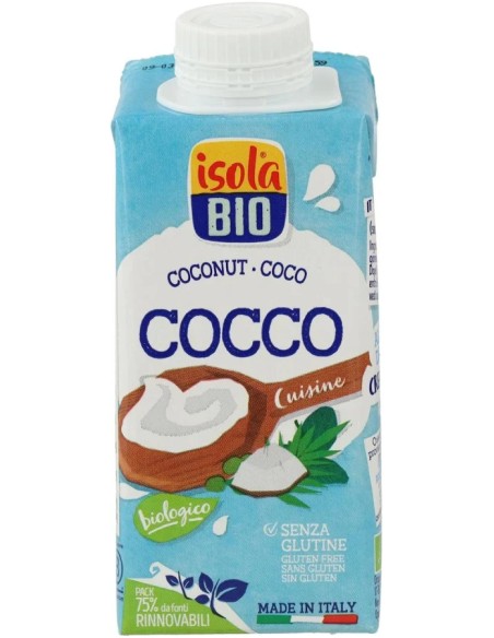 Crema de coco para cocinar 200 ml Isola