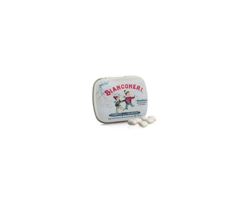 Bianconeri menta azucarado 12 cap - 50 gr Amarelli