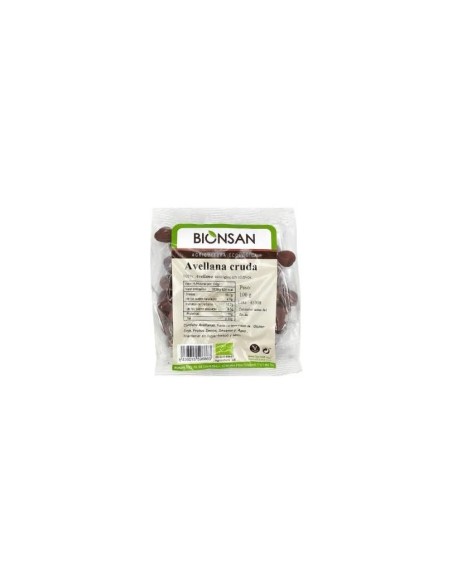 Avellana cruda 100 gr Bionsan