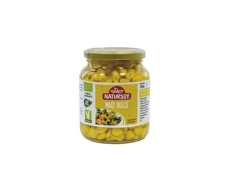 Maíz dulce bio vegan - Natursoy 350 gr Natursoy