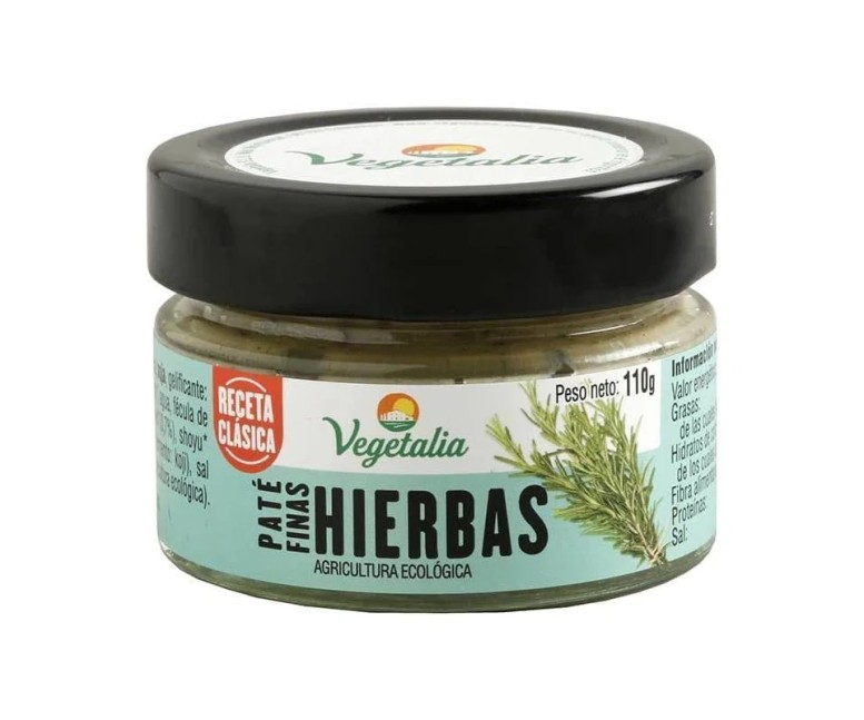 Paté de finas hierbas bio 110 gr Vegetalia