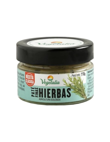 Paté de finas hierbas bio 110 gr Vegetalia