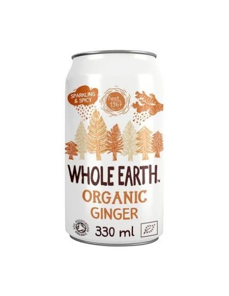 Refresco de jengibre bio s/a 300 ml Whole Earth