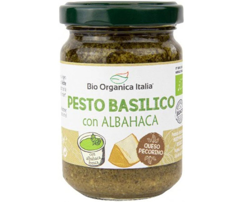Pesto básico pecorino bio 130 gr Bio Organica Italia