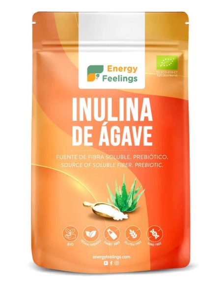 Inulina de agave polvo eco vegan 500 gr Energy Feelings