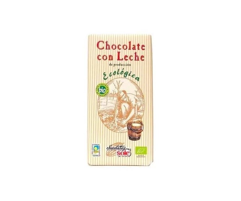 Chocolate con leche eco 100 gr Chocolates Sole