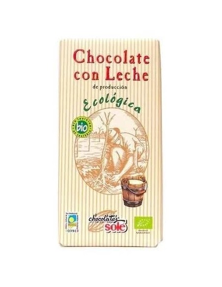 Chocolate con leche eco 100 gr Chocolates Sole