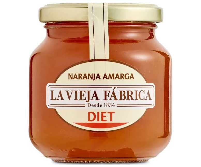 Mermelada de naranja amarga diet con fructosa 290 gr La Vieja Fábrica