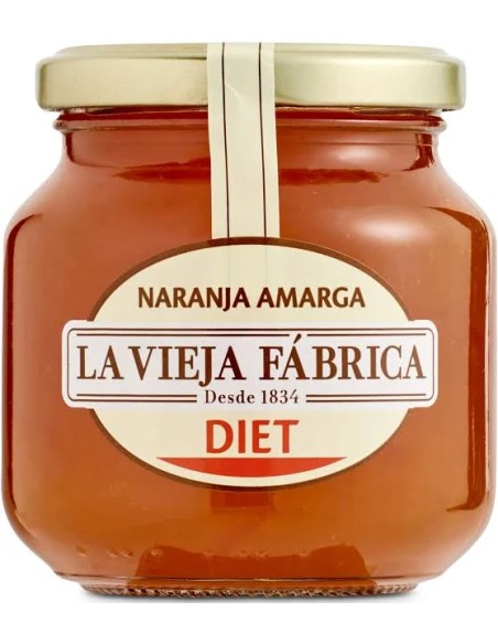 Mermelada de naranja amarga diet con fructosa 290 gr La Vieja Fábrica