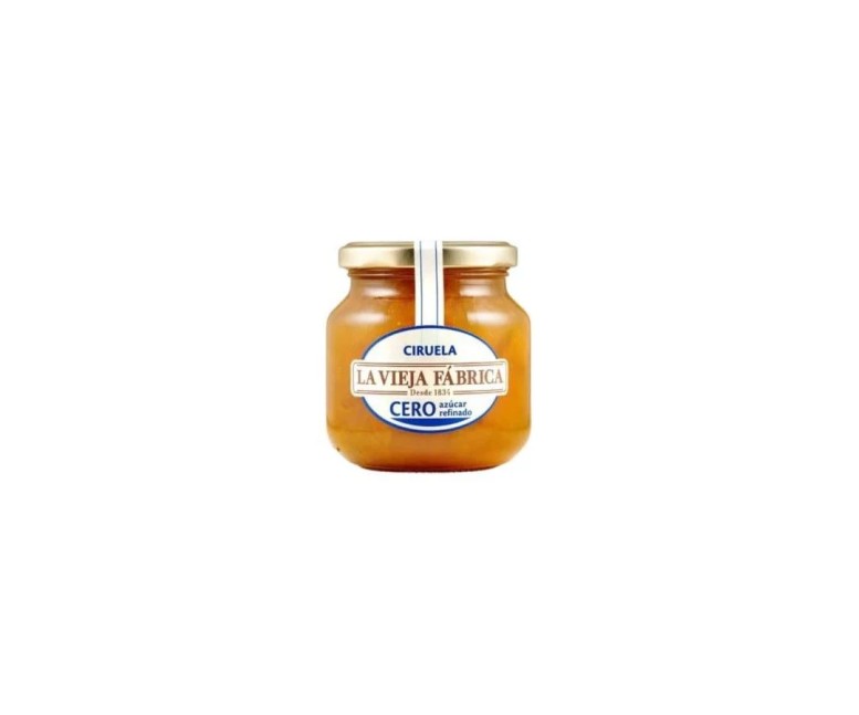 Mermelada de ciruela cero azúcar refinado 280 gr La Vieja Fábrica