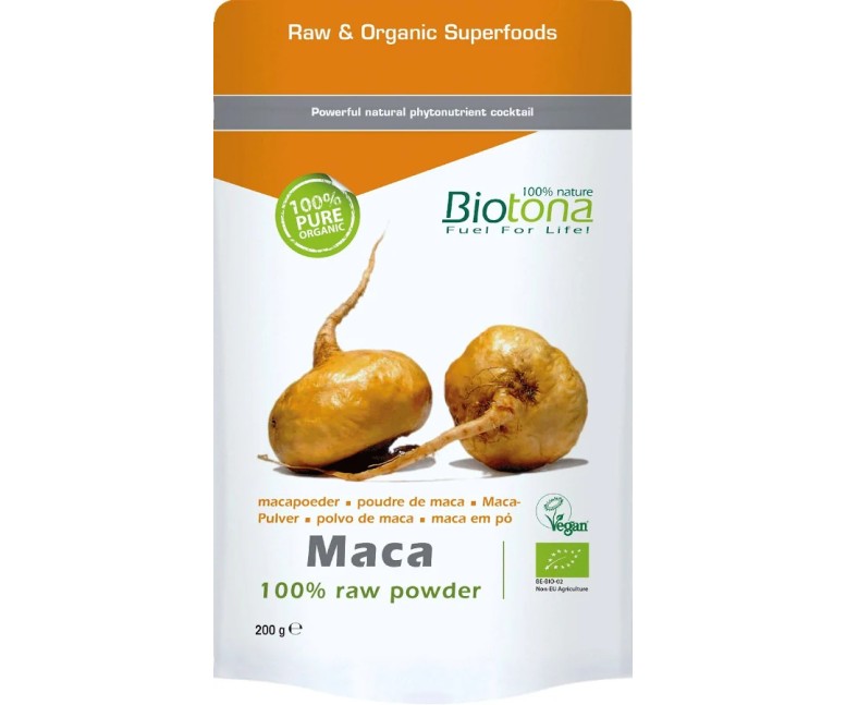 Maca raw bio 200 gr Biotona