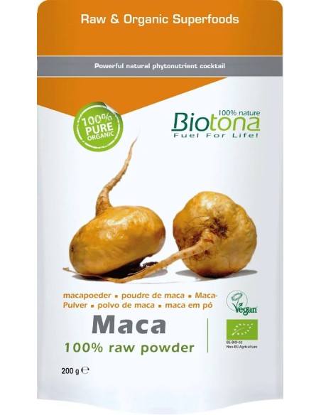 Maca raw bio 200 gr Biotona