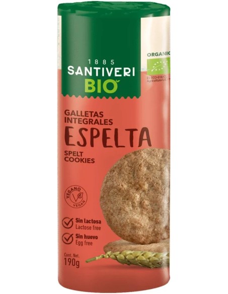 Galletas de espelta bio 190 gr Santiveri
