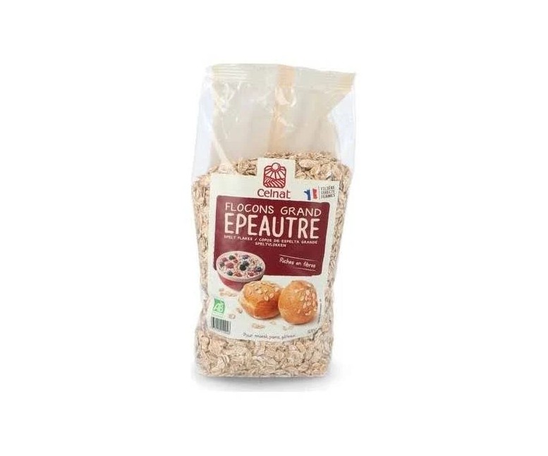 Copos de espelta bio 500 gr Celnat