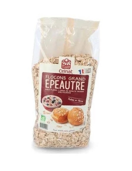 Copos de espelta bio 500 gr Celnat