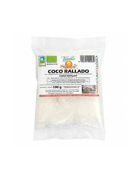 Coco rallado bio 100 gr Vegetalia