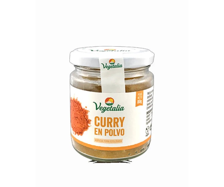 Curry en polvo 80 gr Vegetalia