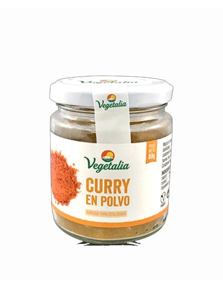Curry en polvo 80 gr Vegetalia