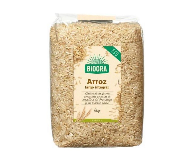 Arroz largo integral bio 1 kg Biográ