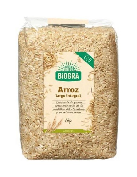 Arroz largo integral bio 1 kg Biográ