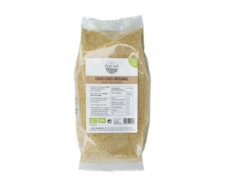 Cuscús integral bio vegan 500 gr Eco Salim