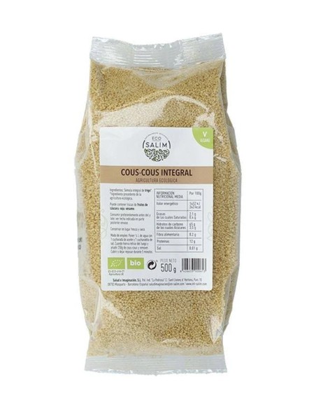 Cuscús integral bio vegan 500 gr Eco Salim
