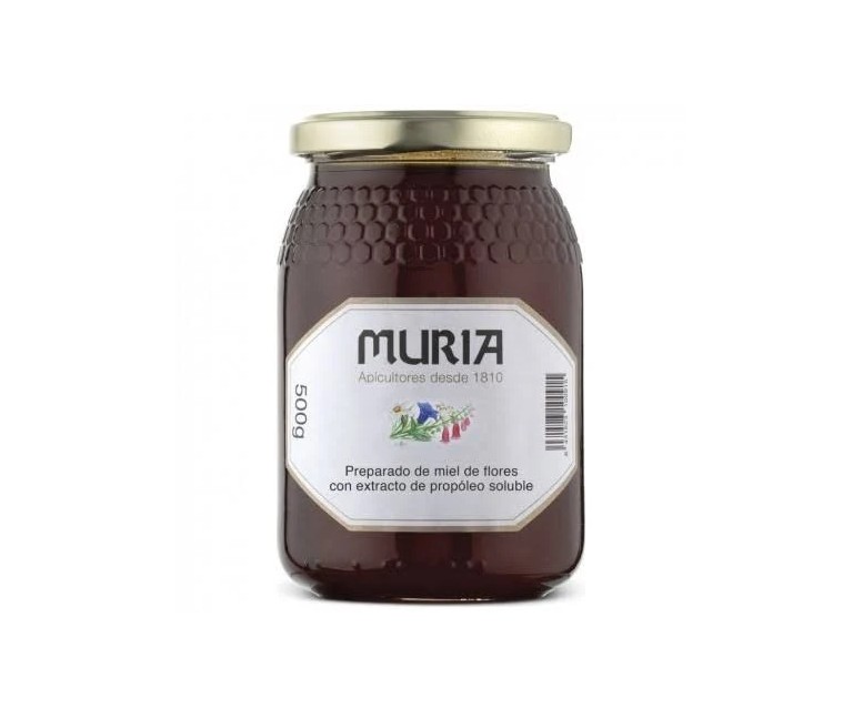 Miel de mil flores con propóleos 500 gr Muria