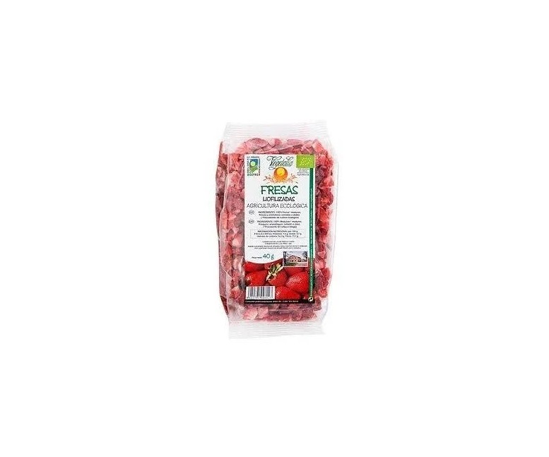 Fresas liofilizadas 40 gr Vegetalia