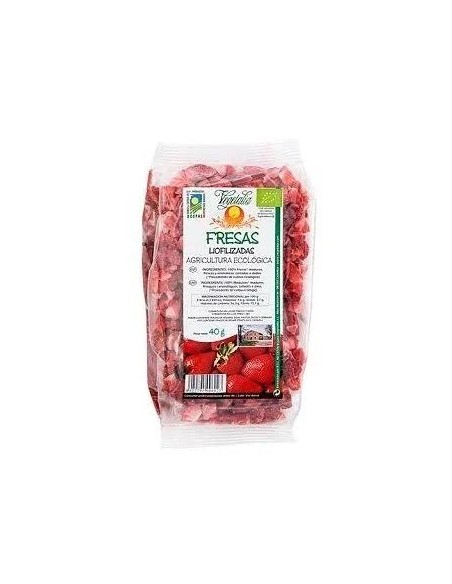 Fresas liofilizadas 40 gr Vegetalia