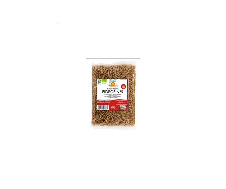 Fideos nº 5 integrales bio 500 gr Vegetalia