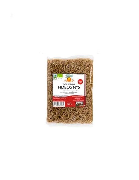 Fideos nº 5 integrales bio 500 gr Vegetalia
