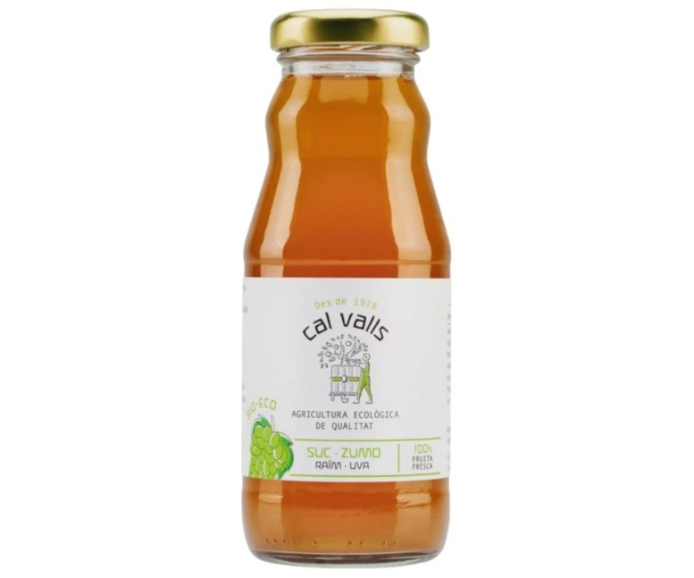 Zumo de uva blanca eco 200 ml Cal Valls