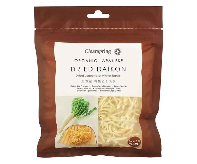 Daikon seco en tiras 30 gr Clearspring