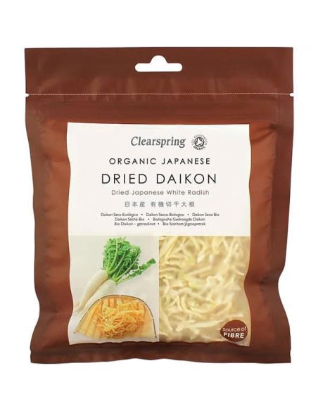 Daikon seco en tiras 30 gr Clearspring