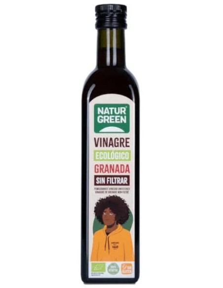 Vinagre de granada sin filtrar 500 ml NaturGreen