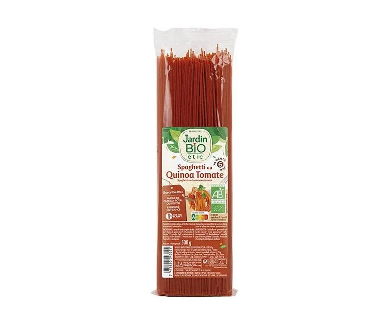 Espagueti de quinoa tomate bio 500 gr Jardin Bio