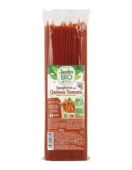 Espagueti de quinoa tomate bio 500 gr Jardin Bio