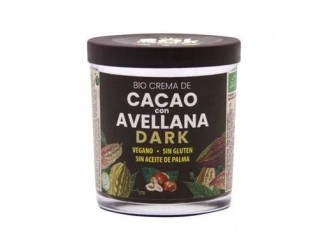 Crema de cacao dark con avellanas bio
