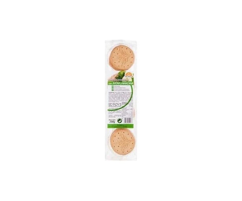 Galletas de avena y manzana s/a 200 gr Int Salim