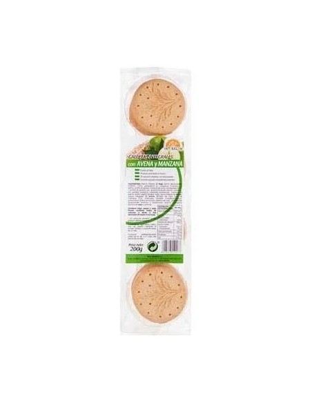 Galletas de avena y manzana s/a 200 gr Int Salim
