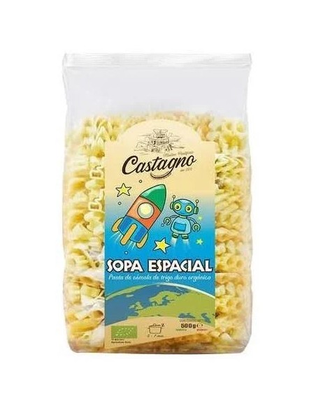 Mix galactic pasta infantil con figuras eco 500 gr Castagno