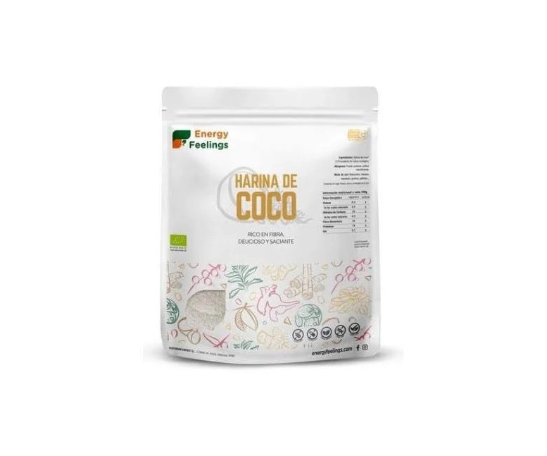 Harina de coco eco vegan sg 1 kg Energy Feelings